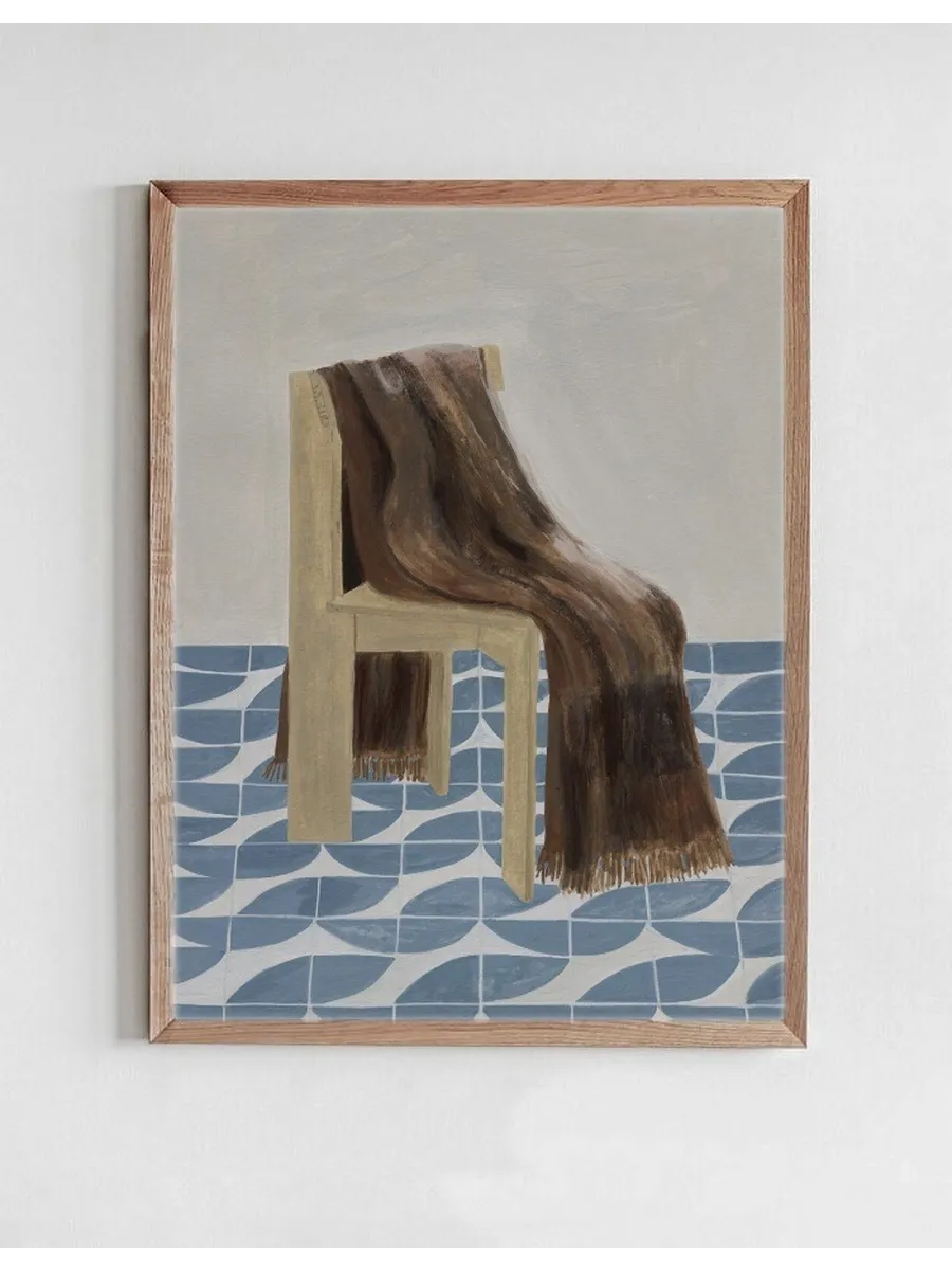 Chair with Blanket