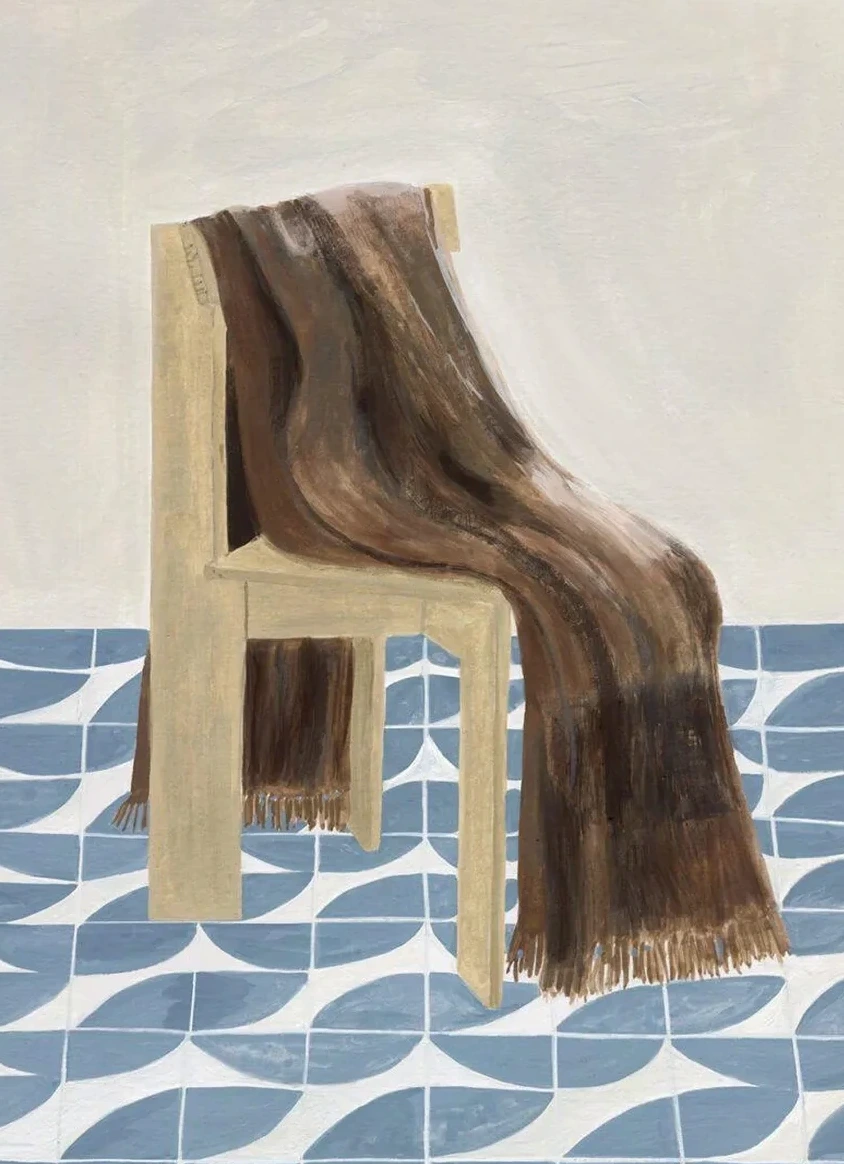 Chair with Blanket