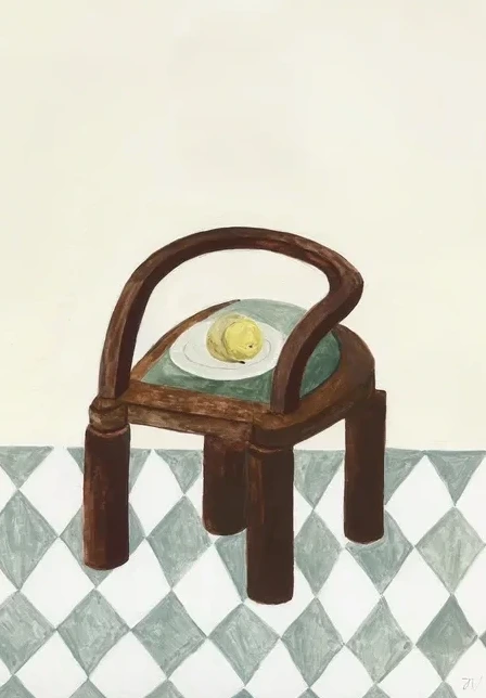 Chair with Fruit