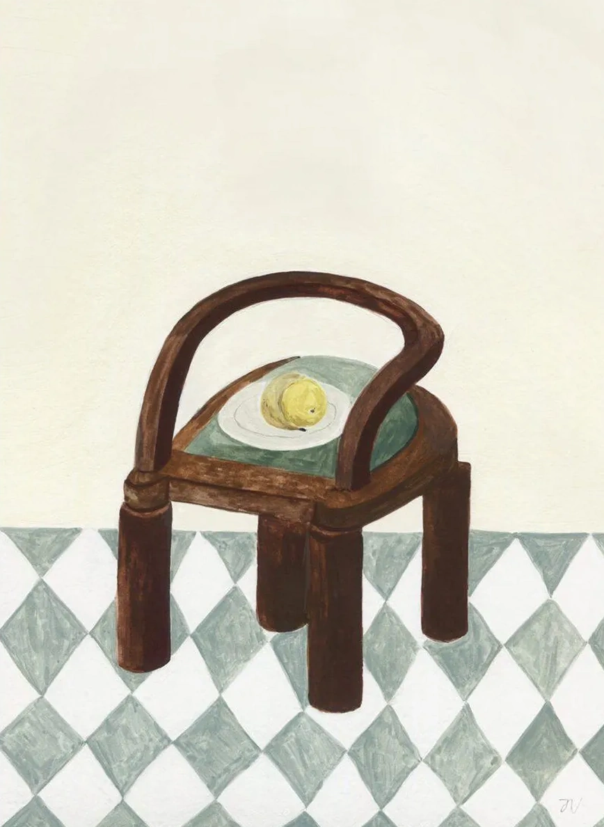 Chair with Fruit