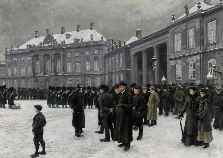 Changing of the Guard at Amalienborgpalace