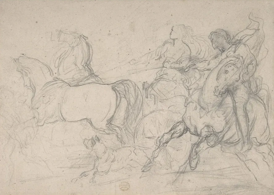 Charioteer and Horseman