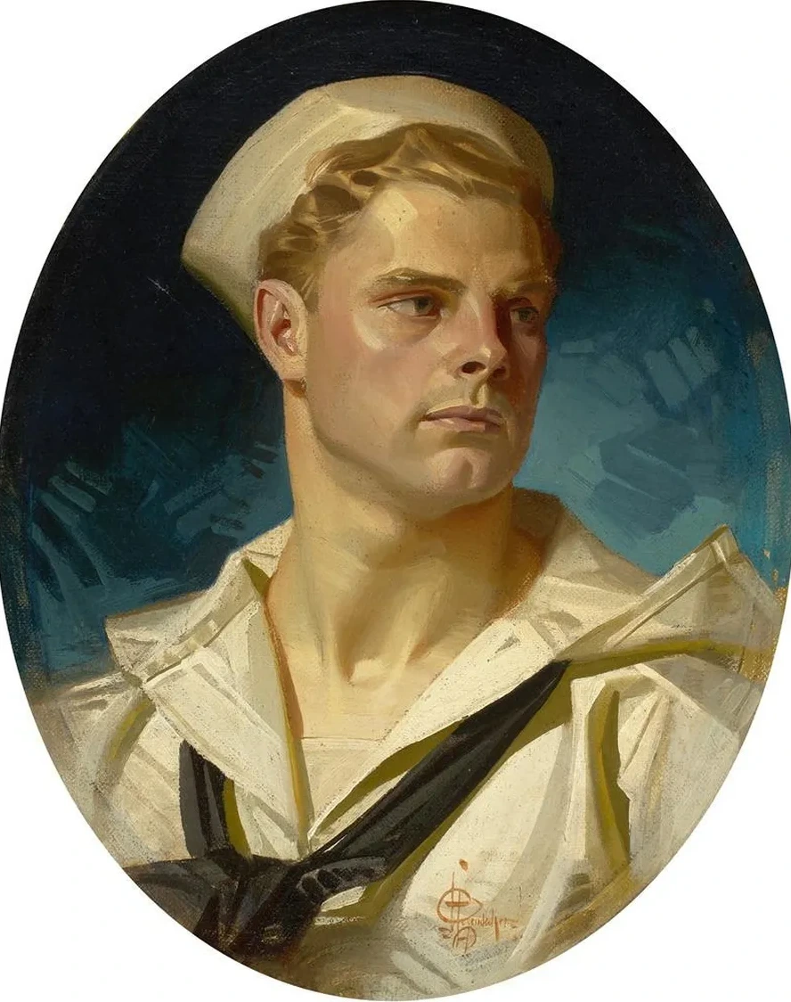 Charles Beach WWI American Sailor