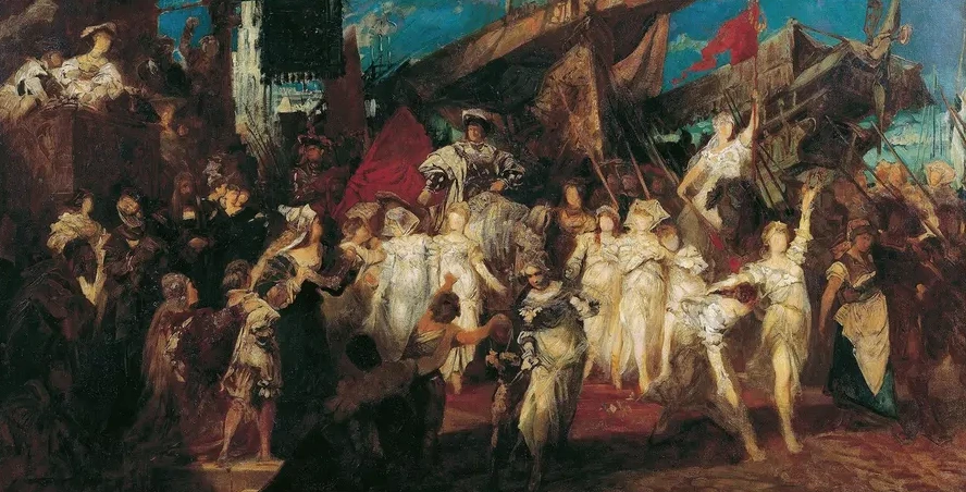 Charles V enters Antwerp