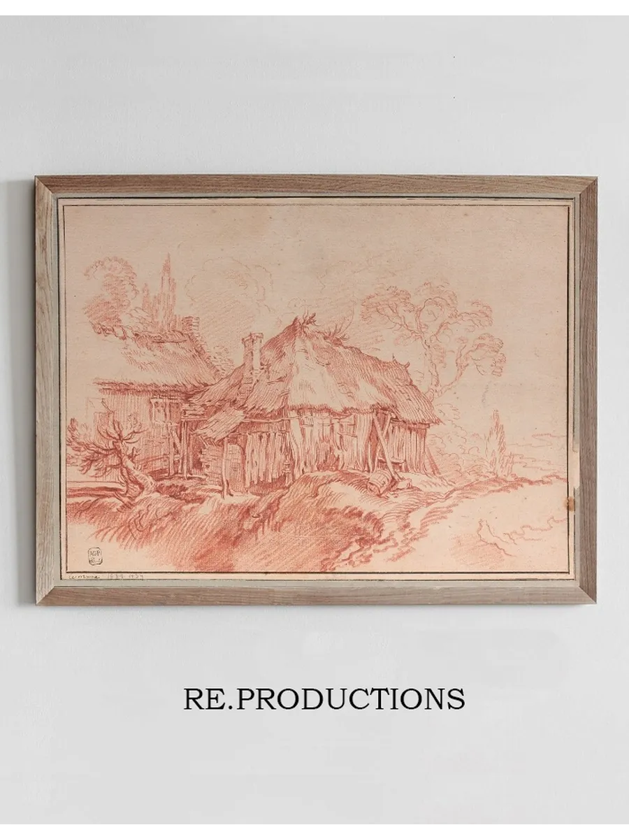 Chaumi Res Dans Un Paysage, D Apr's Abraham Bloemaert