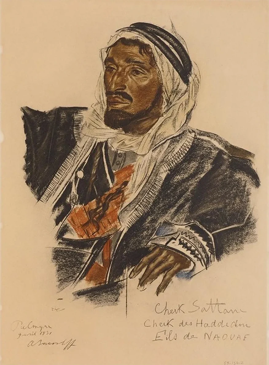 Cheikh Sattane, Chef de la Tribu Haddidine (palmyre)