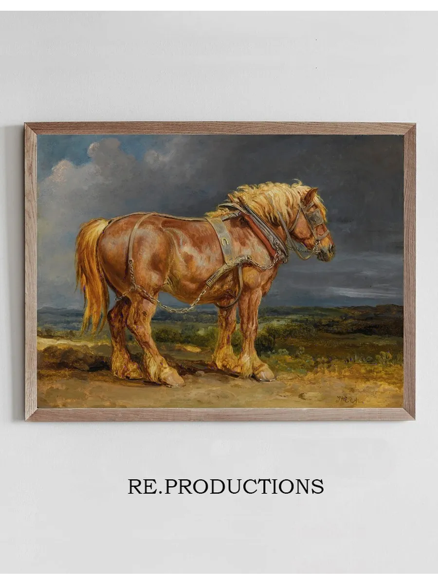 Cheshunt The Shire Horseelephantin An Extensive Landscape