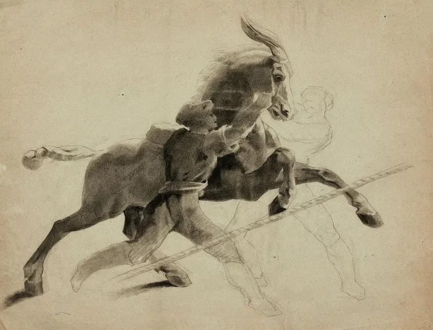 Cheval Emball D Apr's G Ricault