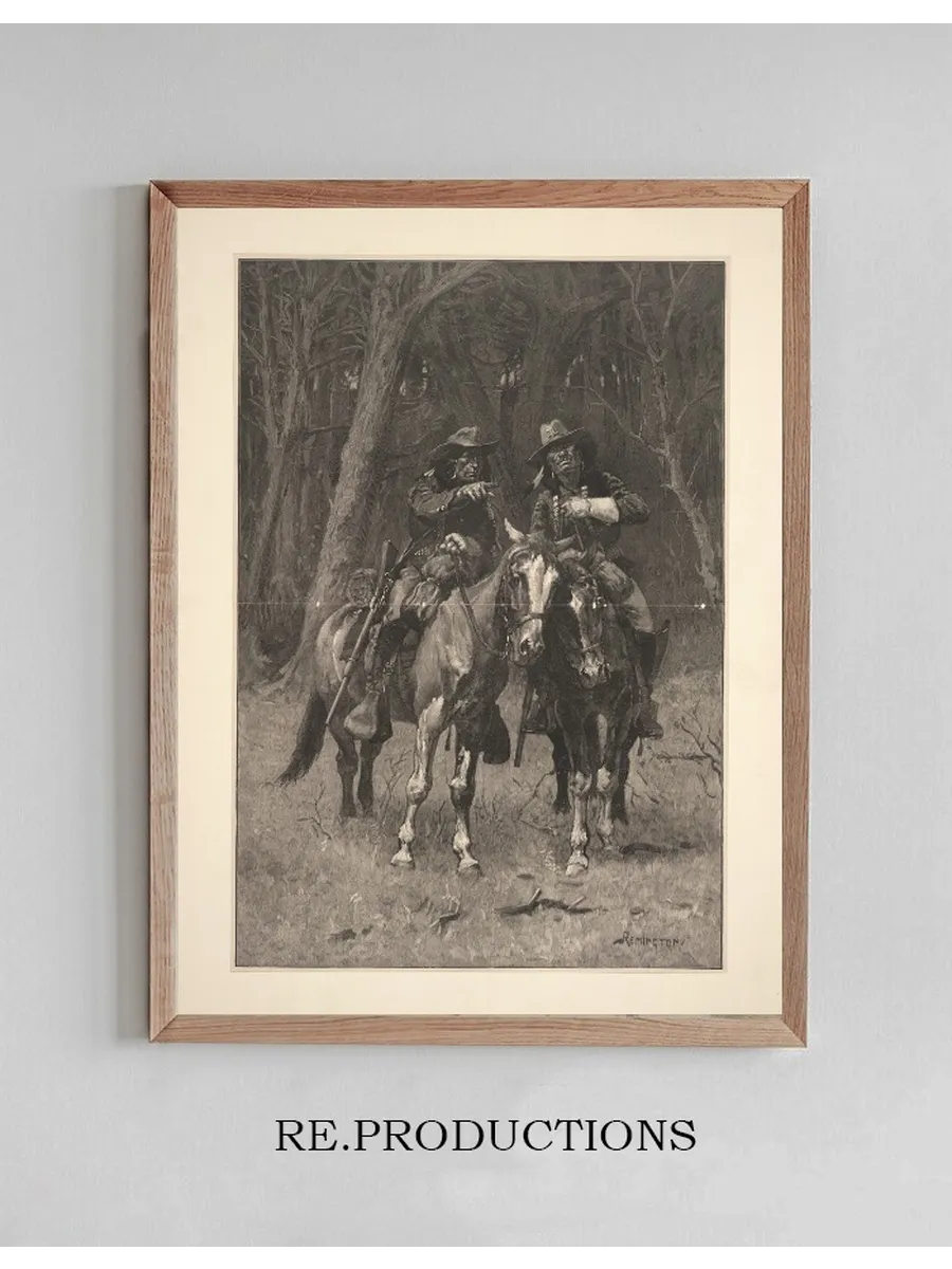 Cheyenne Scouts Patrolling the Big Timber of the North Canadian, Oklahoma