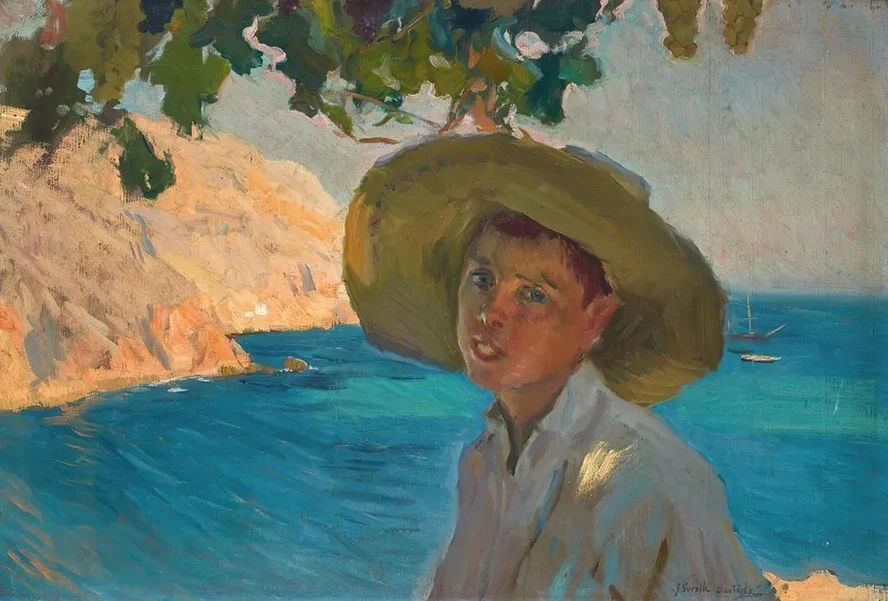 Chico Con Sombrero, J Vea (boy with Sombrero, J Vea)