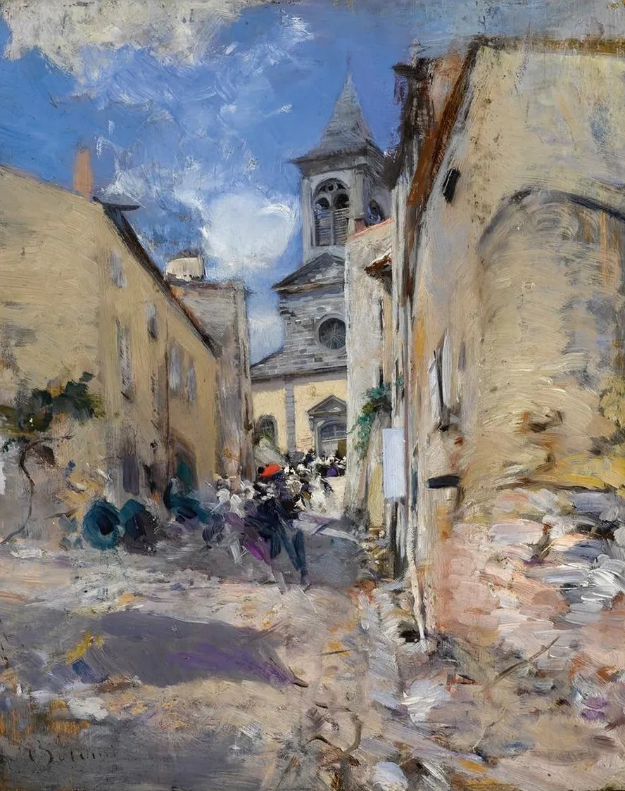 Chiesa Di Paese (L uscita Dalla Messa)