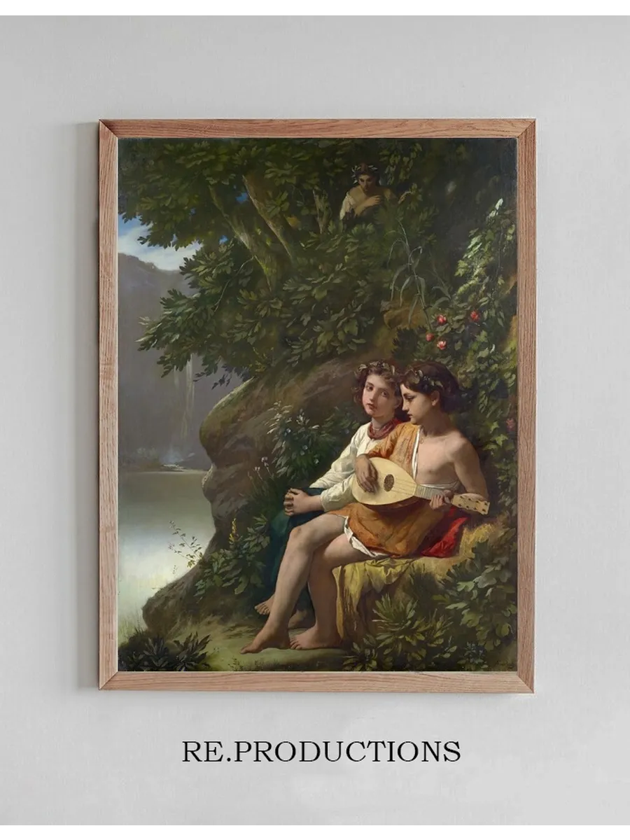 Children Making Music Overheard By A Nymph