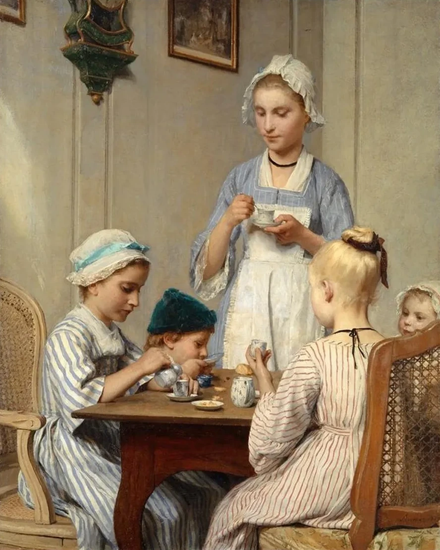 Children at Breakfast