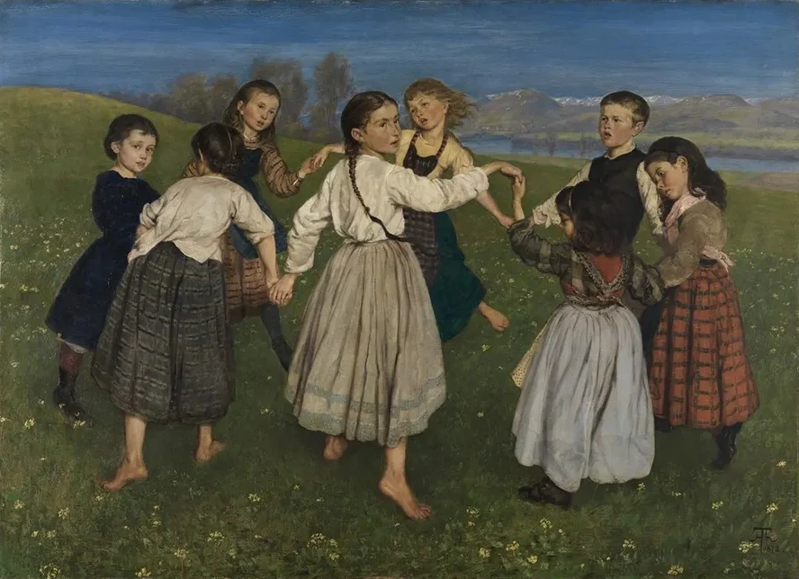 Children Dancing in a Ring
