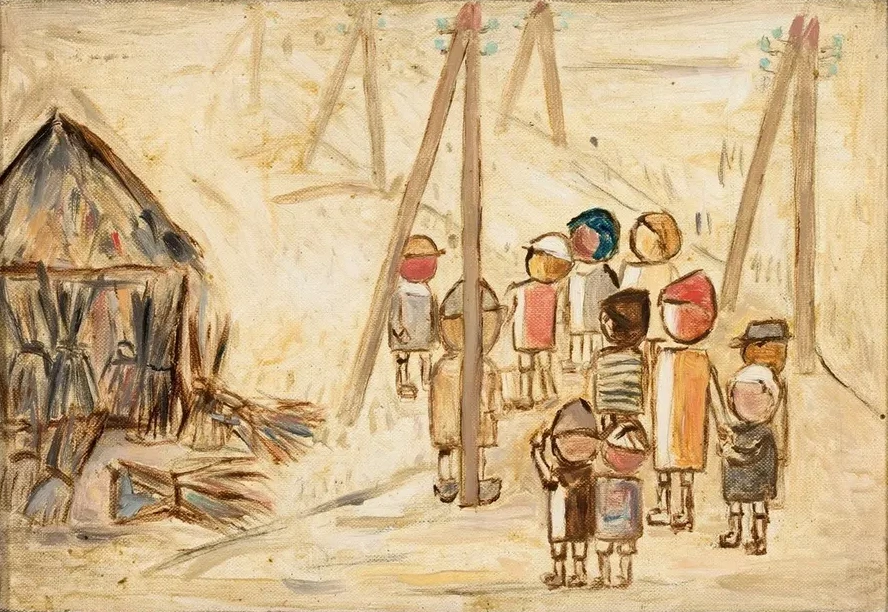 Children on a Road