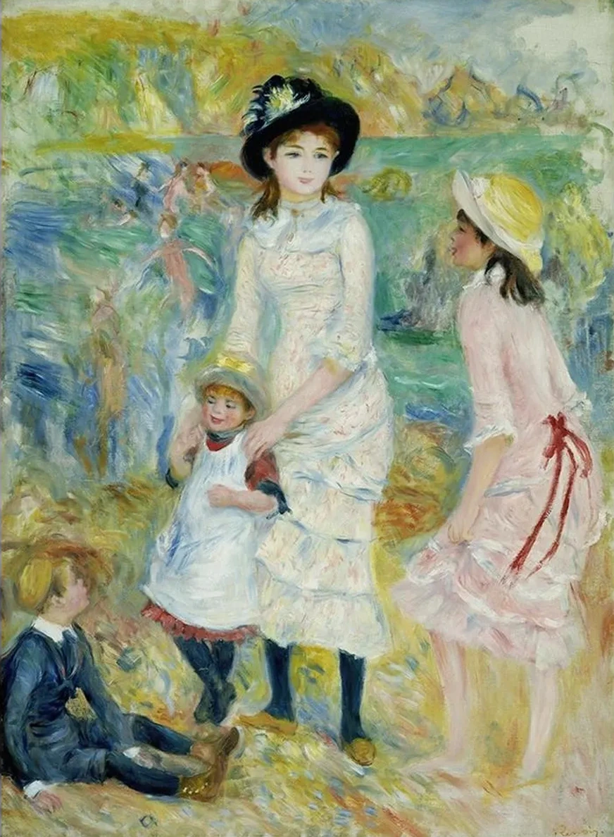 Children on the Seashore, Guernsey
