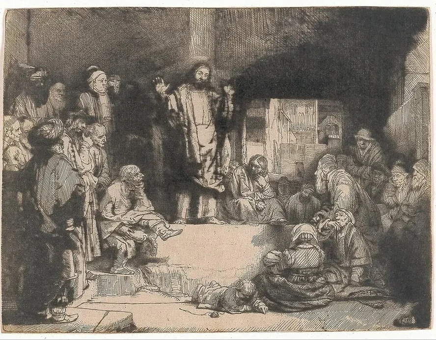 Christ Preaching (La Petite Tombe)
