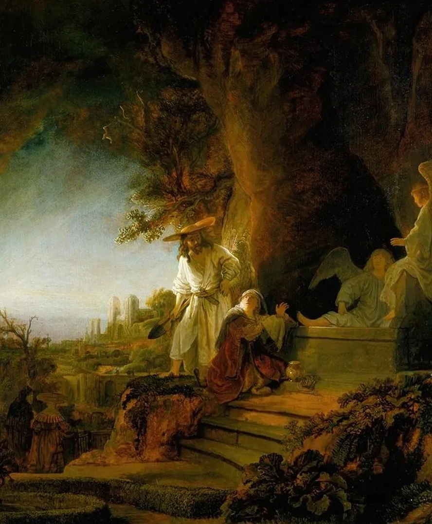 Christ and St Mary Magdalen at the Tomb