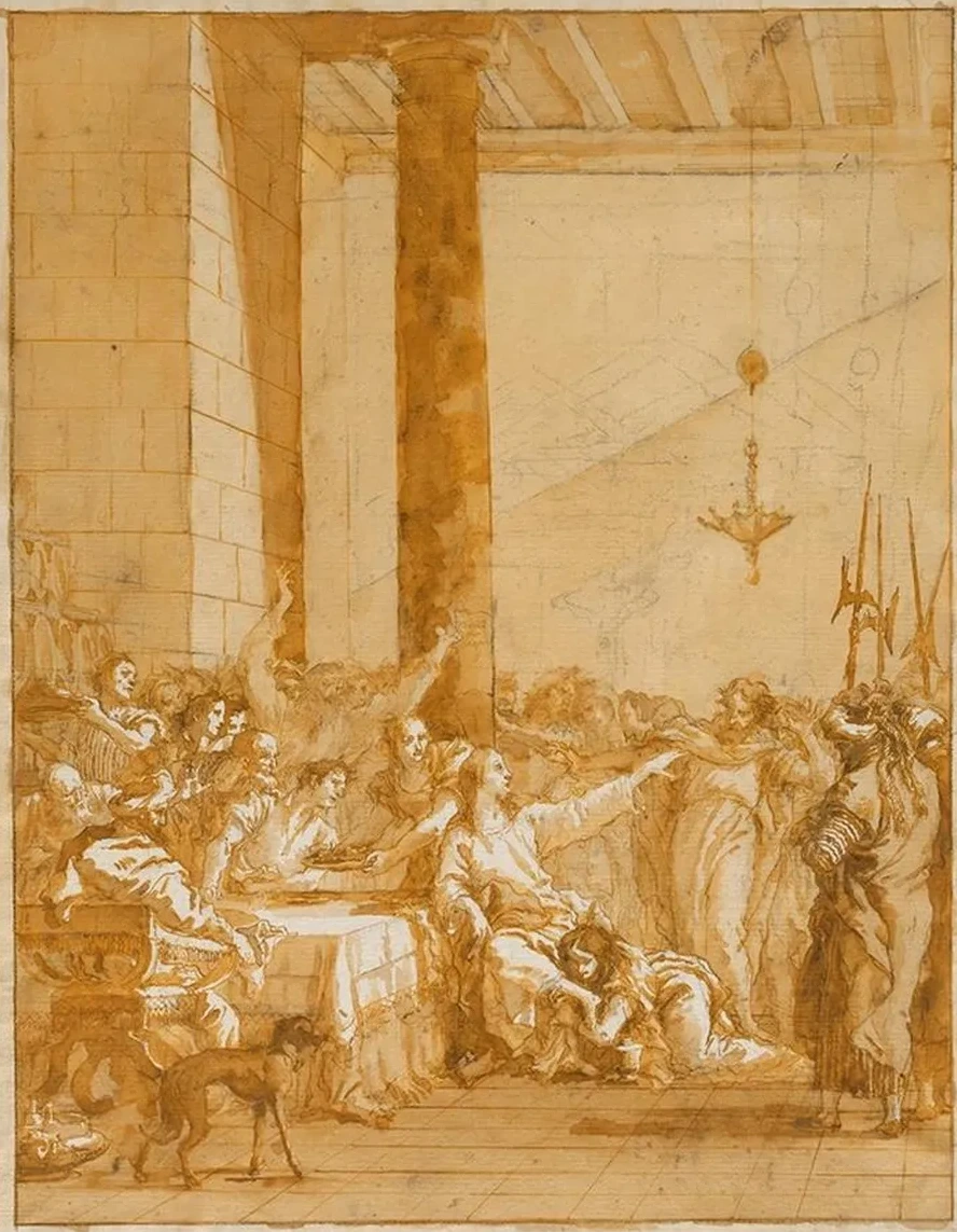 Christ at Supper with Simon the Pharisee, with the Anointment of Christ's Feet by Mary Magdalen
