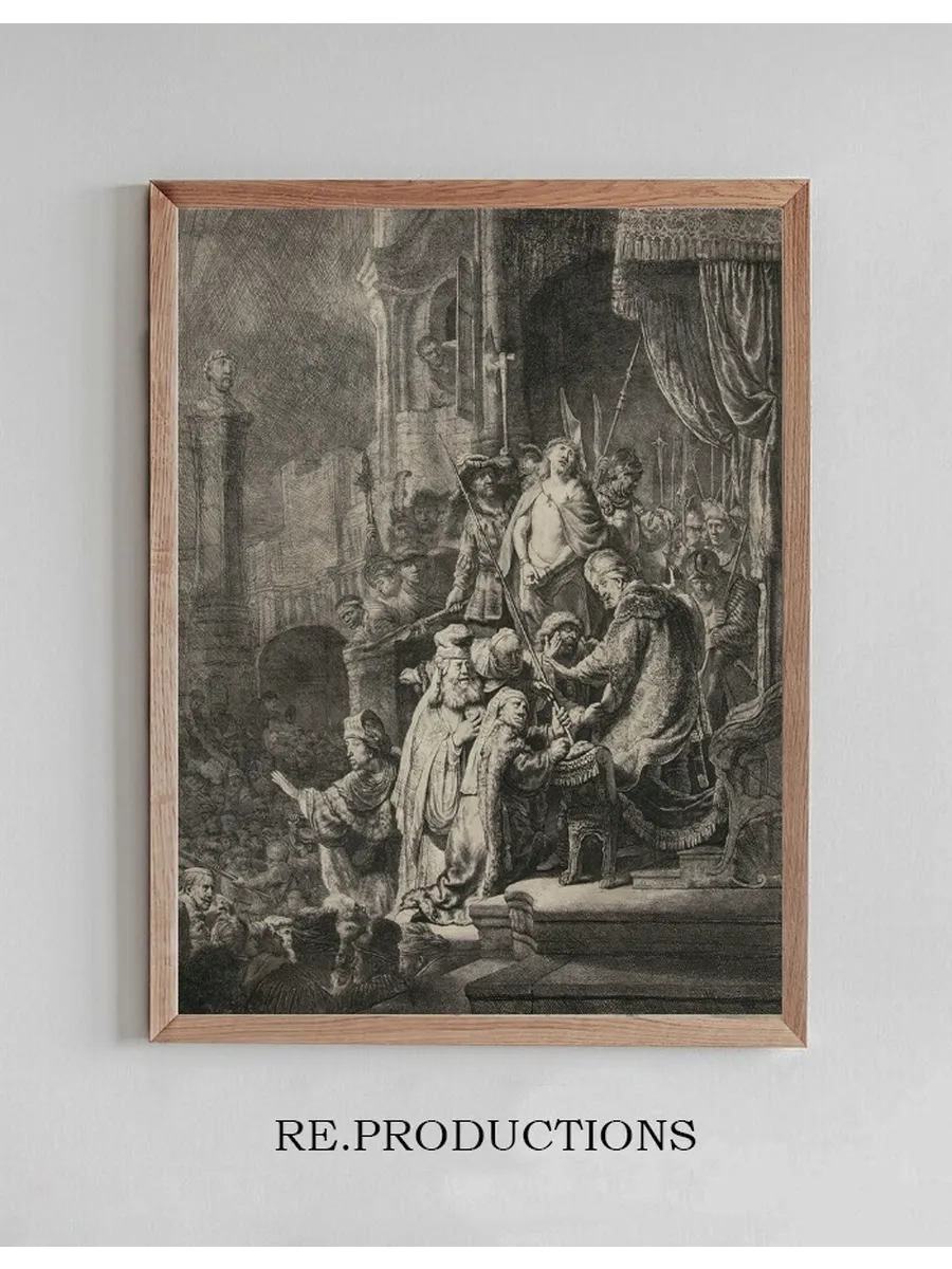 Christ Before Pilate Large Plate