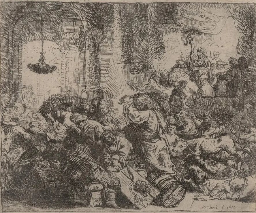 Christ Driving the Money Changers from the Temple