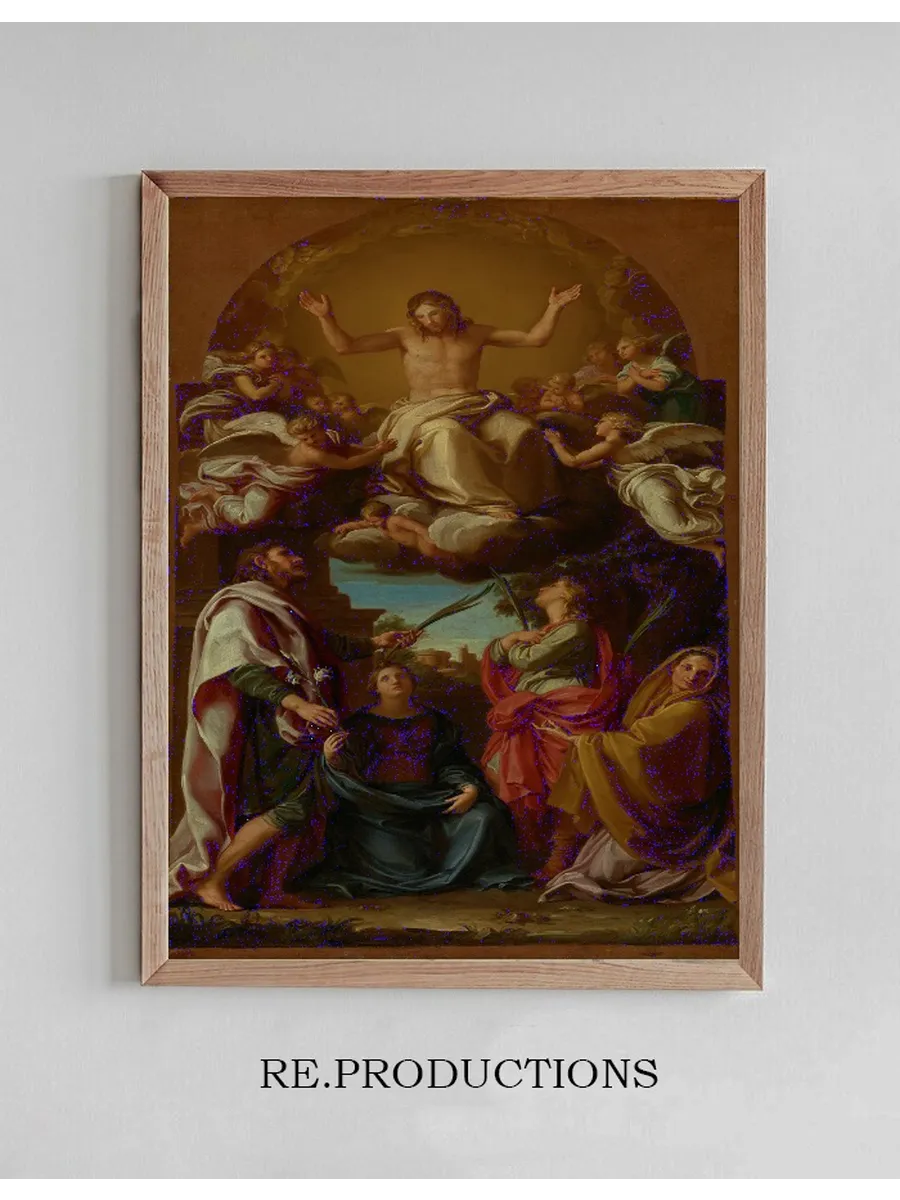 Christ in Glory with Saints Celsus,julian Marcionilla and Basilissa