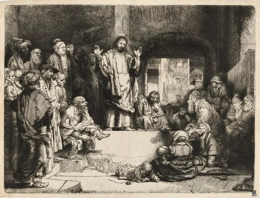 Christ preaching (La Petite Tombe)