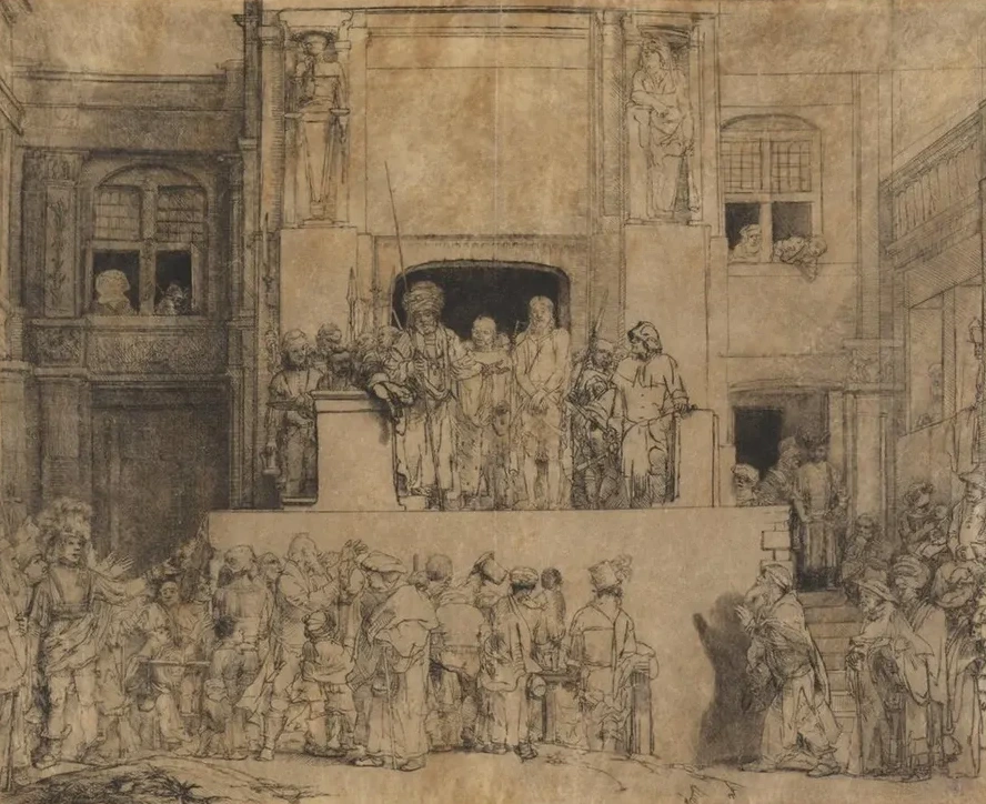 Christ Presented to the People the Oblong Plate