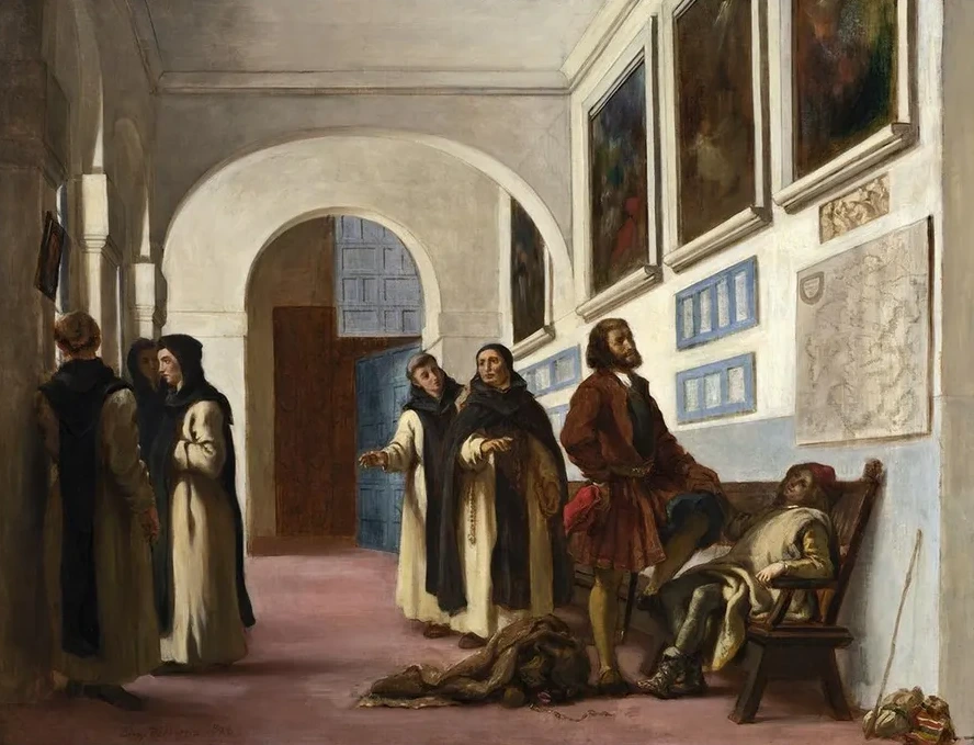 Christopher Columbus and His Son at La R bida