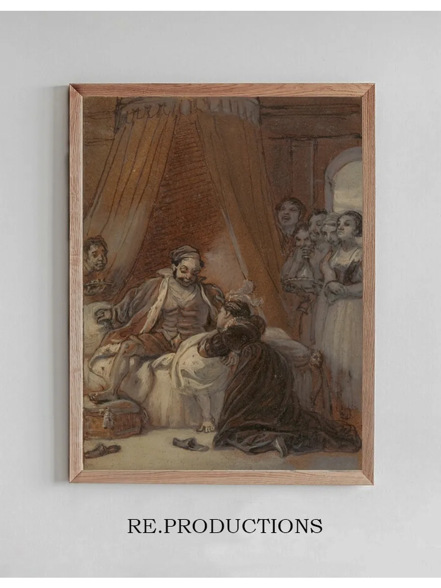 Christopher Sly and the Page, as His Wife