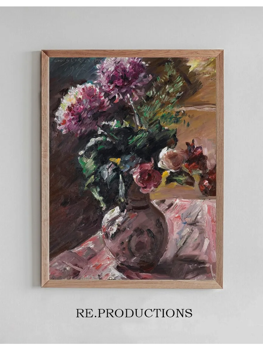 Chrysanthemen Und Rosen Im Krug