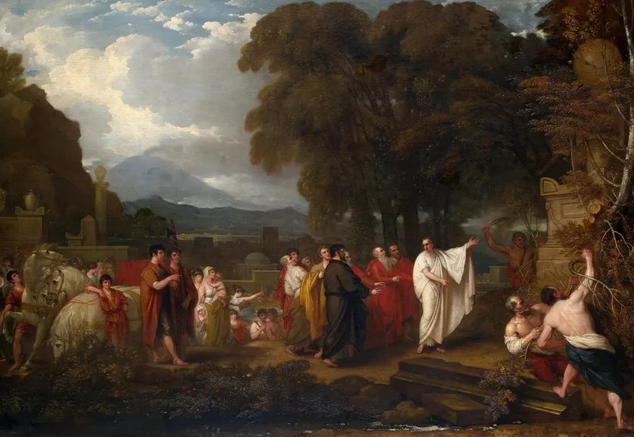 Cicero Discovering the Tomb Ofarchimedes