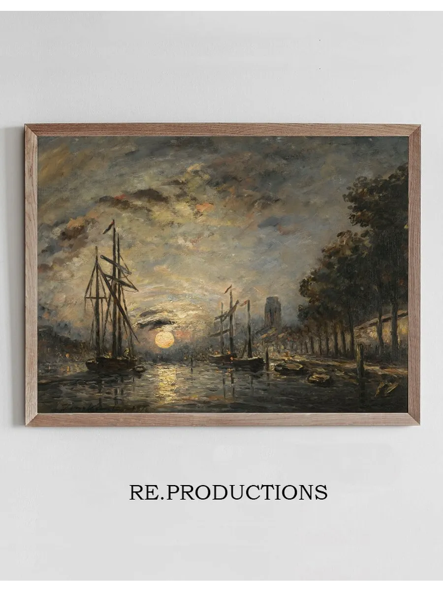Clair De Lune Sur Un Canal, Dordrecht