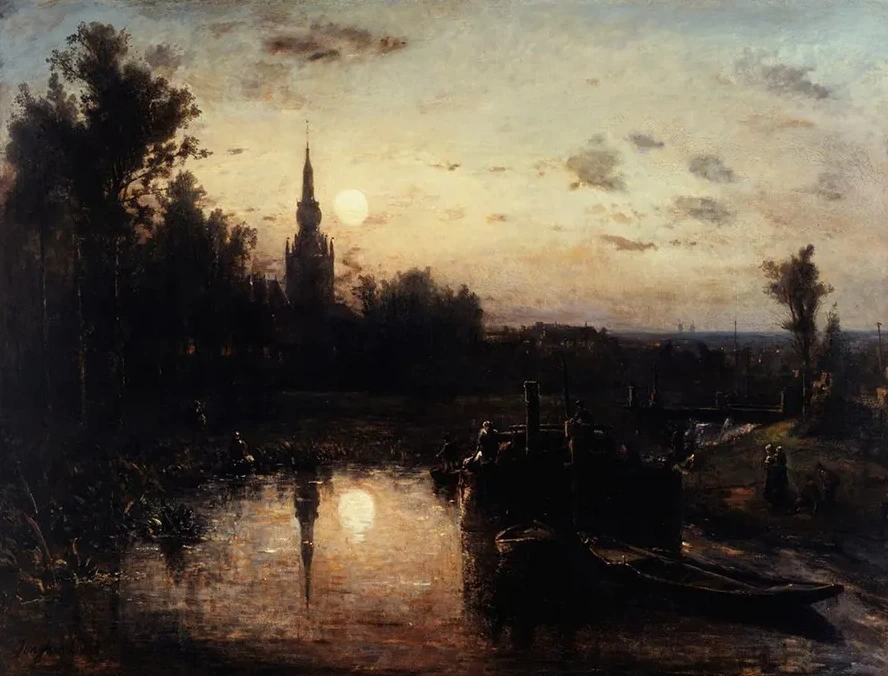 Clair de Lune Overschie (environs de Rotterdam)
