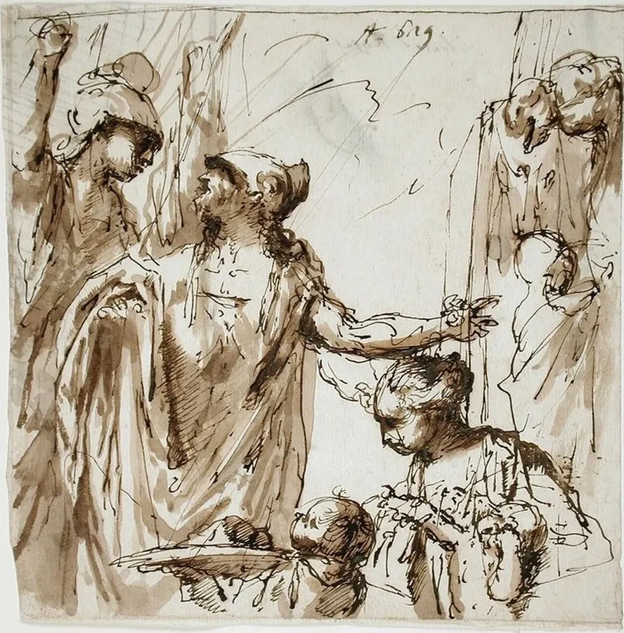 Classical Scene with Offering