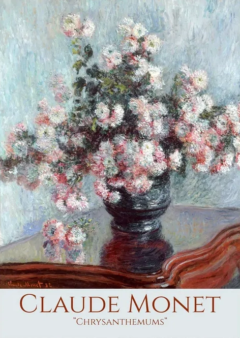 Claude Monet Chrysanthemums