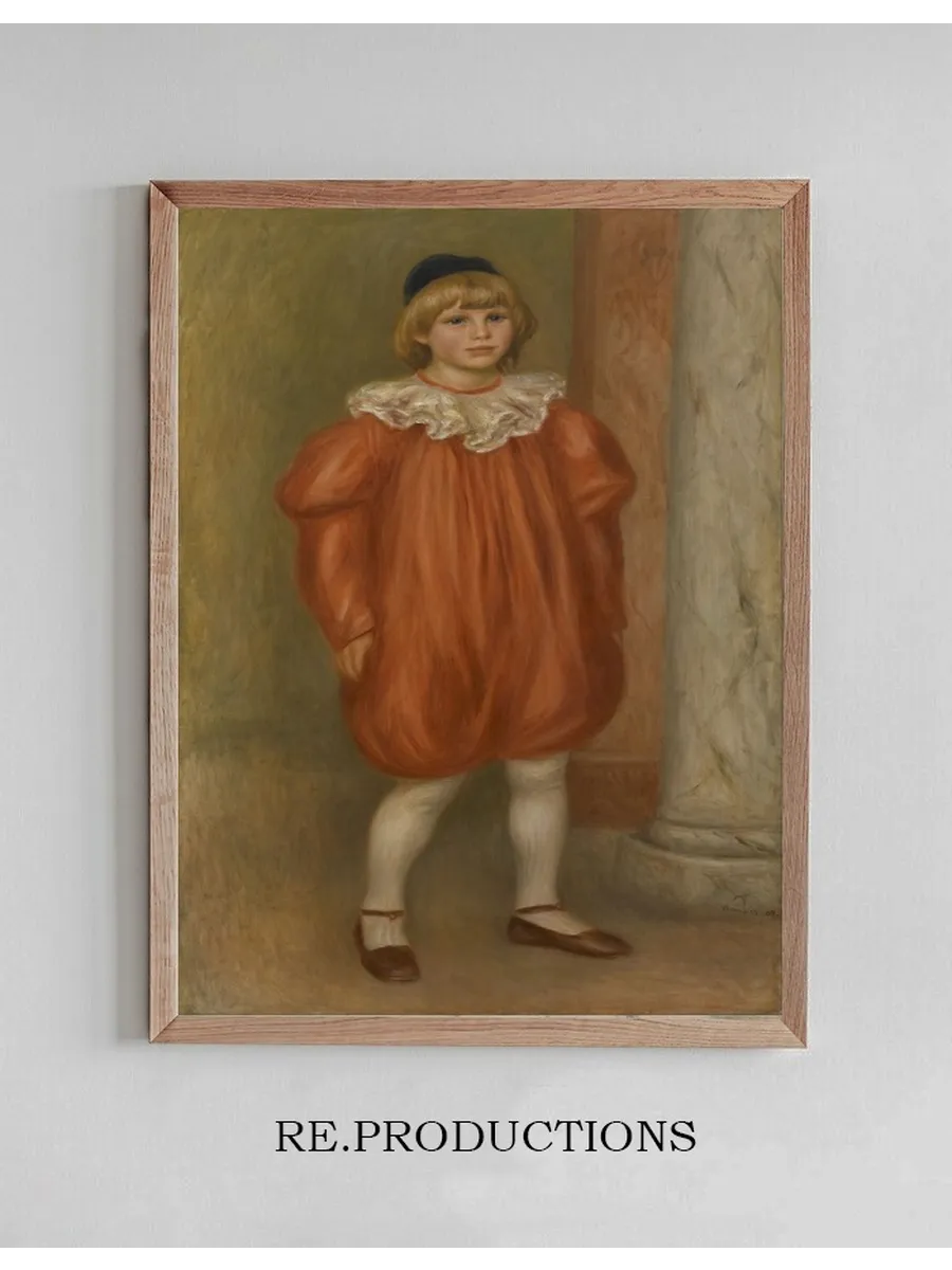 Claude Renoir in Clown Costume