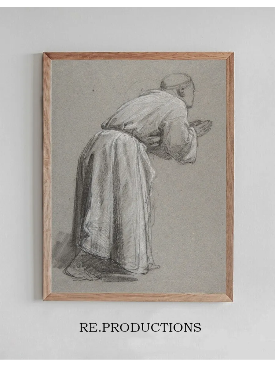 Cleric with Joined Hands