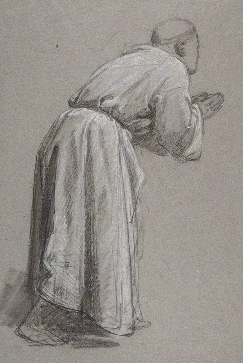 Cleric with Joined Hands