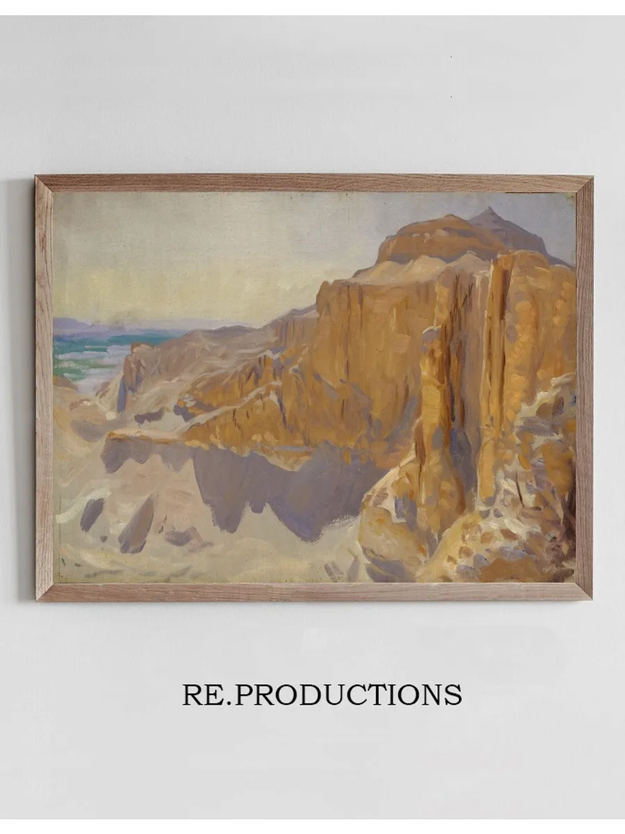 Cliffs at Deir el Bahri, Egypt