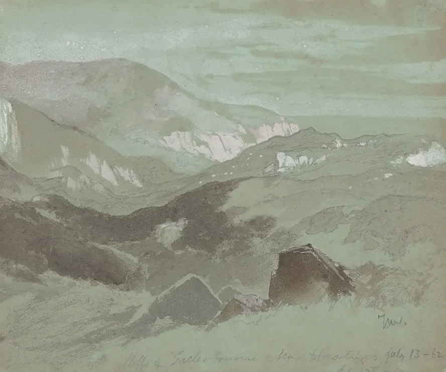 Cliffs of Ecclesbourne Near Hastings