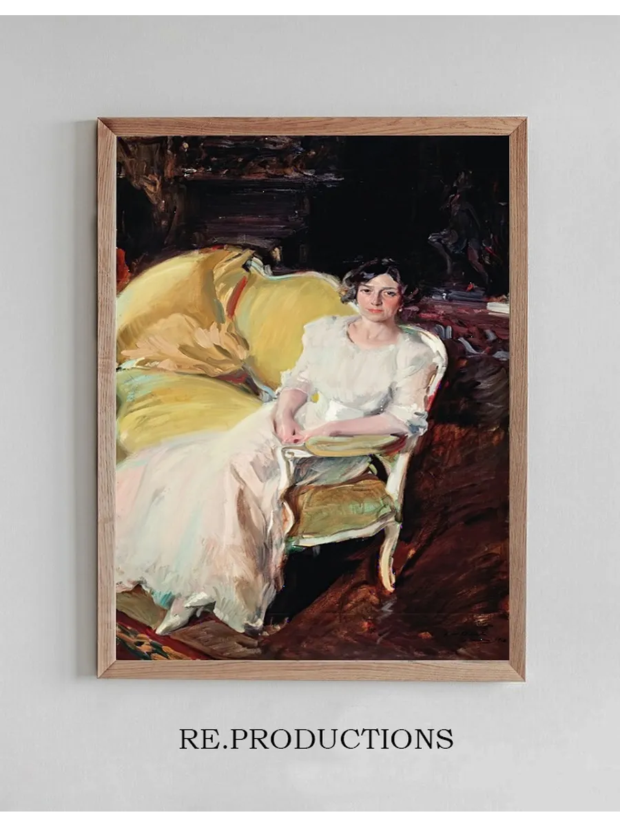 Clotilde Seated on the Sofa