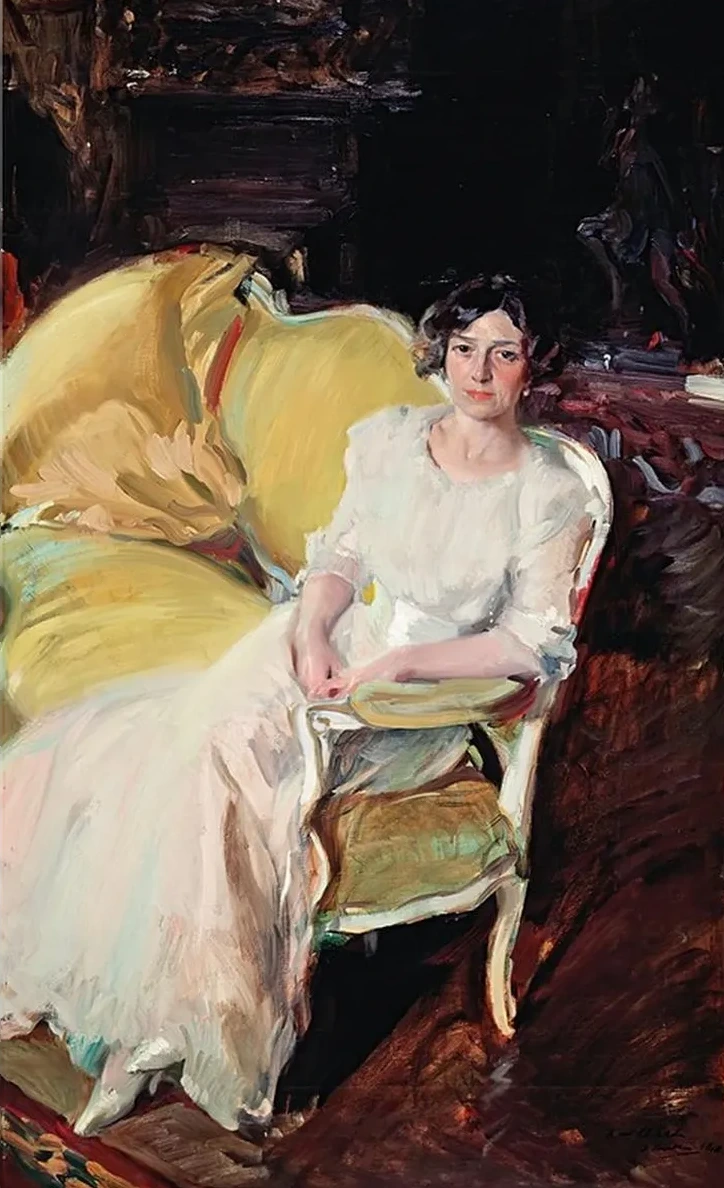 Clotilde Seated on the Sofa