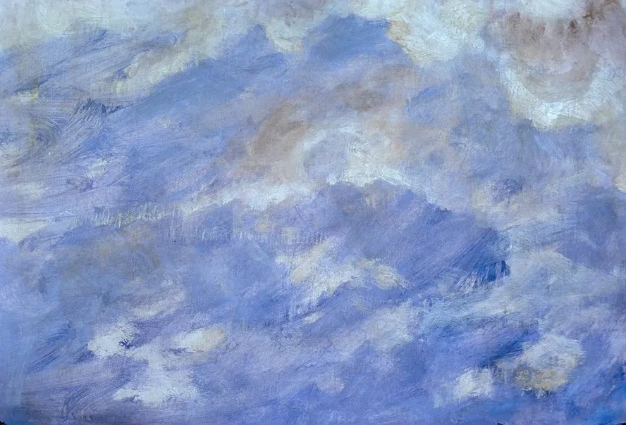 Cloud Study With Blue Sky