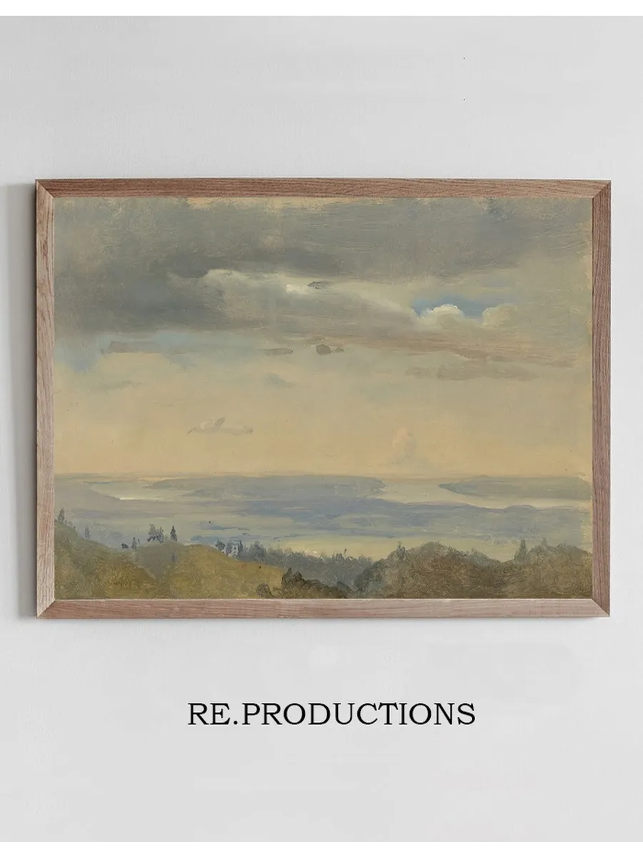 Cloud Study with River Landscape