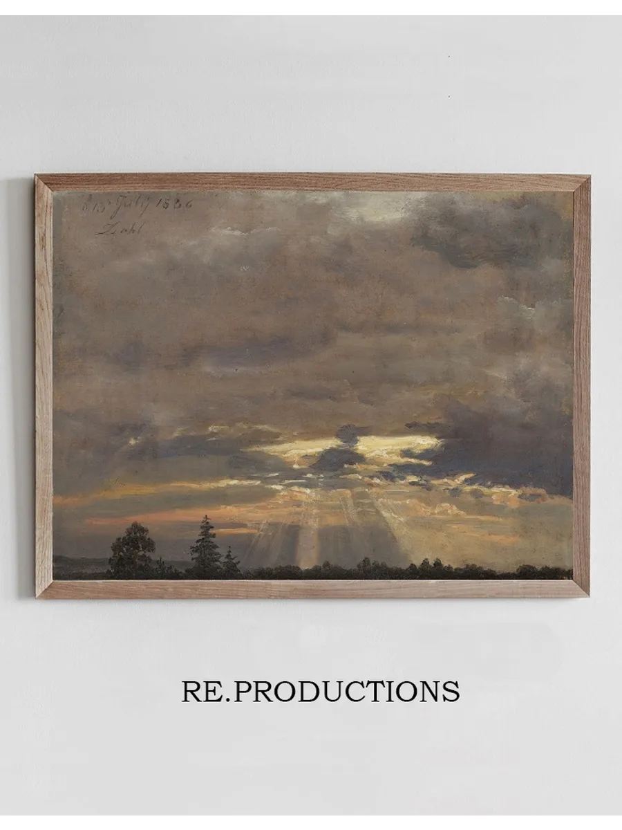 Cloud Study with Sunbeams