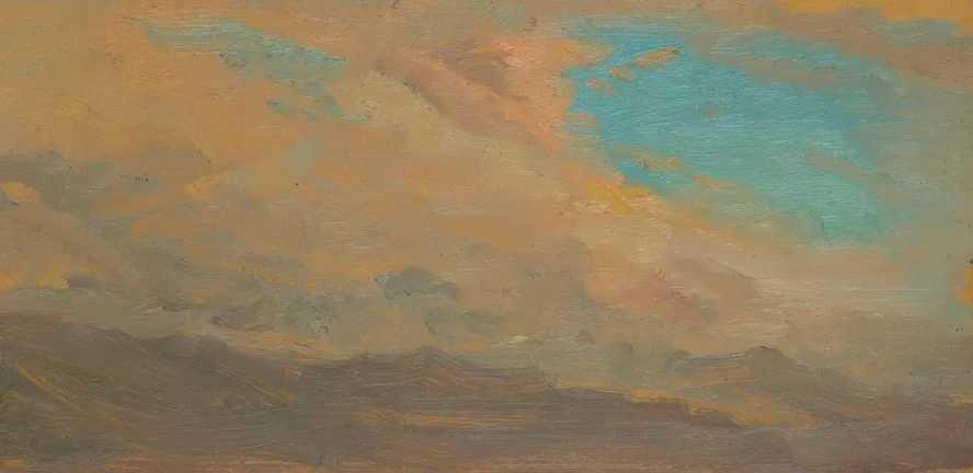 Cloudy Sky over Mountains