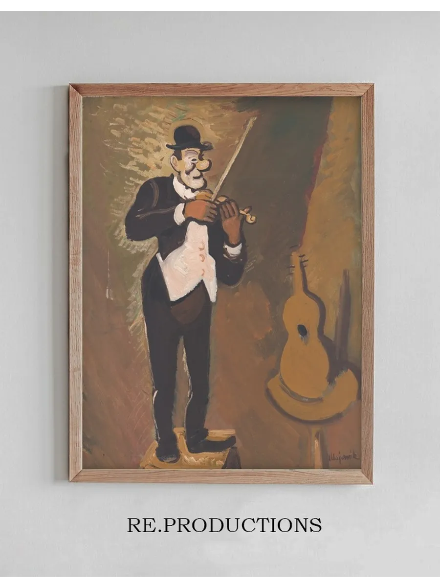Clown Playing the Violin