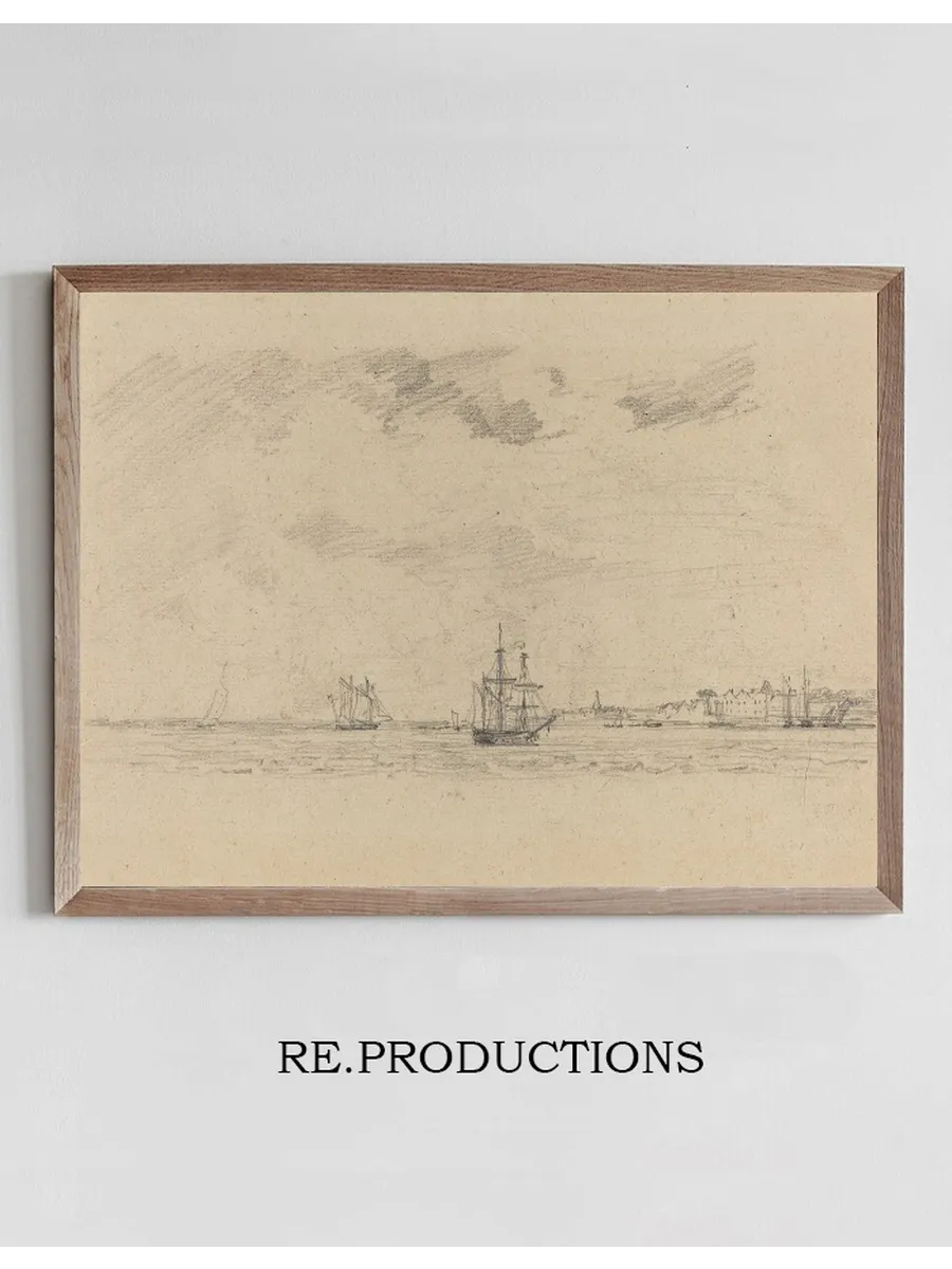 Coastal Landscape with Shipping