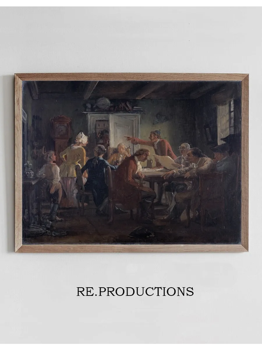 Collegium Politicum. From Ludvig Holberg's The Political Tinker, Act I, Scene 2